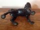 Antique Cast Iron Hubley Boston Terrier Bull - Dog Doorstop Paint Metalware photo 5