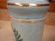 Vintage - Apothecary Jar Canister - Clethra Alnifolia - Gold Trim Bottles & Jars photo 4