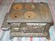 C.  1900 Eagle Cast Iron Toy Stove,  Hubley,  Antique,  Complete,  Nickel - Plated Stoves photo 1