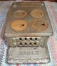 C.  1900 Eagle Cast Iron Toy Stove,  Hubley,  Antique,  Complete,  Nickel - Plated Stoves photo 4