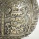 19th C.  Anglo Indian Silver Bottle With Landscape Scene ' S Coin Silver (.900) photo 9