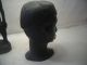African Hand Carved Wood Figure & Head Other African Antiques photo 4