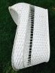 Vintage White Wood Wicker Top Cradle Bassinet Portion W/outside Skirt Baby Cradles photo 4