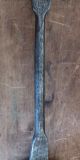 Antique Pa Early 1800s Decorated Hand Wrought Iron Keyhole Spatula Folk Art 1 Primitives photo 3