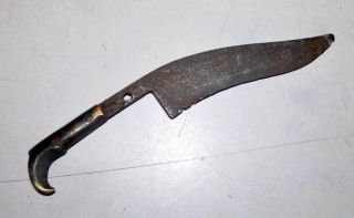 Old Vintage Indian Iron Hand Forged Safety Dagger Knife Rare Sword Dagger photo