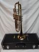 Rare Vintage Antique Jean Baptiste Trumpet Model Tp 180l W/ Hard Case Brass photo 8