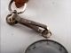Vintage Glass And Metal Compass On Leather Belt Loop Pre - Owned Made In Japan Compasses photo 5