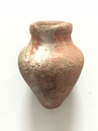 Authenticated Pre Columbian Terra Cotta Polychrome Pottery Cup | Antiquities photo