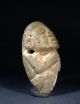 Pre - Columbian Style,  Olmec Duality Figurine Pendant.  On Green Stone The Americas photo 1