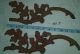 Antique Solid Cast Iron Architectural Salvage Ornate Patina Red Brown Leaves Other Antique Architectural photo 10