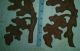 Antique Solid Cast Iron Architectural Salvage Ornate Patina Red Brown Leaves Other Antique Architectural photo 2
