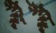 Antique Solid Cast Iron Architectural Salvage Ornate Patina Red Brown Leaves Other Antique Architectural photo 8