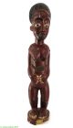 Baule Painted Female Spirit Spouse Ivory Coast African Art Was $190 Sculptures & Statues photo 1