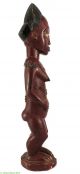 Baule Painted Female Spirit Spouse Ivory Coast African Art Was $190 Sculptures & Statues photo 2
