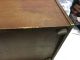 Large Vintage Hand Made Wooden Trunk Chest Storage Box Wood Brown Hinged Lid 1900-1950 photo 8