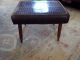 Mid Century Modern Footstool W/moc Croc Upholstery Awesome Post-1950 photo 6