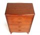 Antique Vintage Oak Tallboy Chest Of Drawers Bachelors Chest French 20th Century photo 3