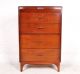 Antique Vintage Oak Tallboy Chest Of Drawers Bachelors Chest French 20th Century photo 4