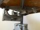 Vtg Industrial Metal Adjustable Swivel Factory Drafting Shop Stool Chair Black Post-1950 photo 6
