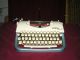 Wonderful Bitone Voss Privat Typewriter Of 1950s Vibrant Blue,  Cream - Workict - Typewriters photo 2