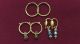 Three Pairs Of Ancient Roman Gold Earrings Roman photo 1