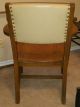 Solid Ranch Oak Chairs With Arms,  One Pair 1900-1950 photo 4