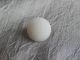 Antique 1800 ' S Swirl Back Glass Molded Button White 364b Buttons photo 1