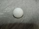 Antique 1800 ' S Swirl Back Glass Molded Button White 361b Buttons photo 1