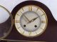 Germany Vintage Junghans Gong Wood Case Mantel Clock, Clocks photo 9
