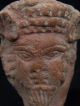Ancient Teracotta Head Bactrian C.  300 Bc Tr15169 Near Eastern photo 1