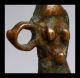 A Fine Rare And Very Old Lobi Tribe Bronze Pendant,  Smooth Patina,  Burkina Faso Other African Antiques photo 2