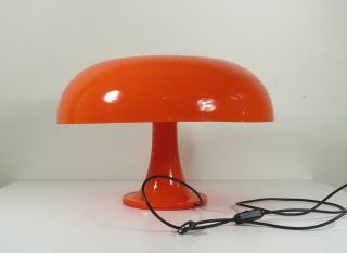 Vintage Artemide Nesso Giancarlo Mattioli Space Age Table Lamp photo