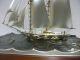 Huge Sailboat Of Silver960 Of Japan.  270g/ 9.  51oz.  2masts.  Takehiko ' S Work Other Antique Sterling Silver photo 11