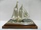 Huge Sailboat Of Silver960 Of Japan.  270g/ 9.  51oz.  2masts.  Takehiko ' S Work Other Antique Sterling Silver photo 3