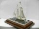 Huge Sailboat Of Silver960 Of Japan.  270g/ 9.  51oz.  2masts.  Takehiko ' S Work Other Antique Sterling Silver photo 4