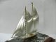 Huge Sailboat Of Silver960 Of Japan.  270g/ 9.  51oz.  2masts.  Takehiko ' S Work Other Antique Sterling Silver photo 6
