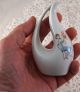 Little Pitcher Or Ewer French Painter & Lady Hat La Bomboniera Starace Napoli Mid-Century Modernism photo 6