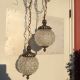 Pr Ef Ef Ind Midcentury Modern Hanging Lighting Swag Lamp Diamond Globe Lights Mid-Century Modernism photo 5