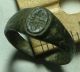 Rare Ancient Ring Amulet Artifact Resized To Size 9.  2 Us Patina/flower Other Antiquities photo 4