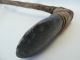 Old Png Stone Head Ceremonial Axe - Mt Hargen Papua Guinea - Rattan Wood Pacific Islands & Oceania photo 7