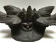 Antique Black Forest Folk Art Birds On Nest Carved Figures photo 1