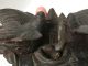 Antique Black Forest Folk Art Birds On Nest Carved Figures photo 4