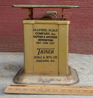 Collectible Vintage Allsteel Scale Co.  & Triner Scale & Mfg.  Co.  Chicago (look) photo