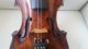 Unusual Very Old Bohemian Violin With Label Helmer,  Prague 1760 String photo 2