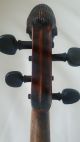 Unusual Very Old Bohemian Violin With Label Helmer,  Prague 1760 String photo 5