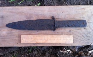 Antique Cimmerian (early Iron Age) Battle Dagger 8 - 5 Bc photo