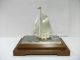 The Sailboat Of Silver985 Of The Most Wonderful Japan.  Takehiko ' S Work. Other Antique Sterling Silver photo 1