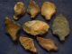 8 Paleolithic Aterian Tools,  Hafted Tools (7) And Blade (1) Neolithic & Paleolithic photo 1