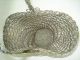 Antique 800,  Silver Wire Woven Basket Hand Made 256 Grams Silver Alloys (.800-.899) photo 6