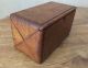 Antique 1889 Singer Sewing Machine Attachment Box - Dovetailed,  Oak,  Wood Baskets & Boxes photo 3